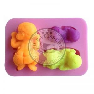 Moule pâte à sucre en silicone