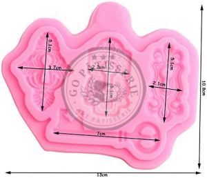 Moule de modelage pâte à sucre en silicone