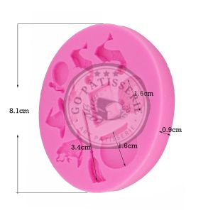 Moule de modelage pâte à sucre en silicone