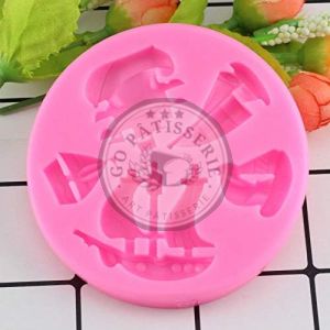 Moule de modelage pâte à sucre en silicone