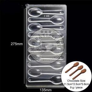 Moule à chocolat cuillères en polycarbonate