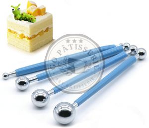 Outils de Modelage à Billes en Métal 4pcs