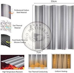 Plaque de cuisson pour 4 baguettes