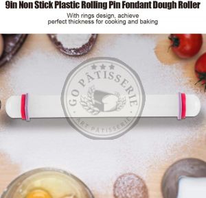 Rouleau à pâtisserie en plastique anti-adhésif 
